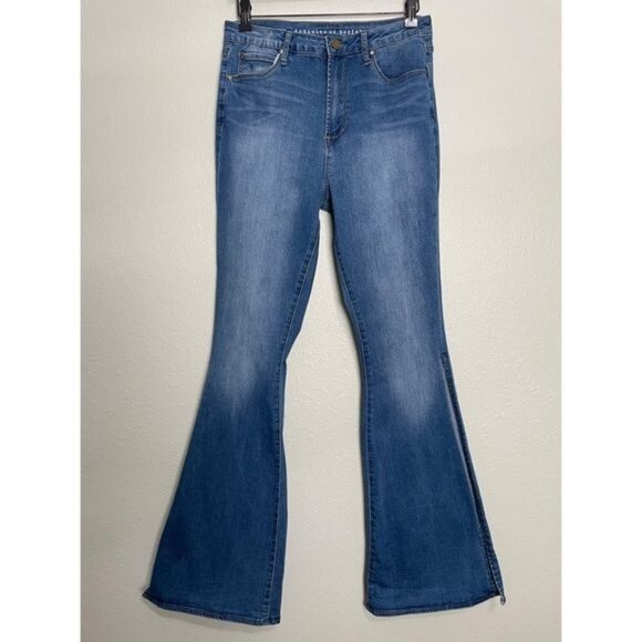 Articles Of Society Denim - Articles of Society Bridgette Flared split Jeans high rise 7